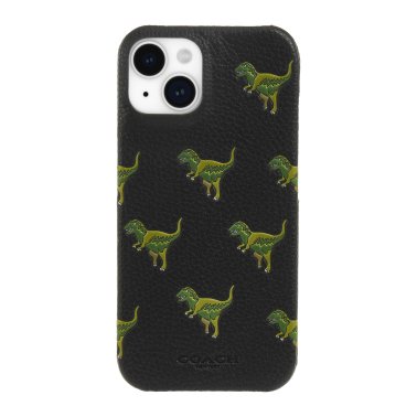 iPhone 15/14/13 Coach Leather Slim Wrap Case - Repeat Rexy