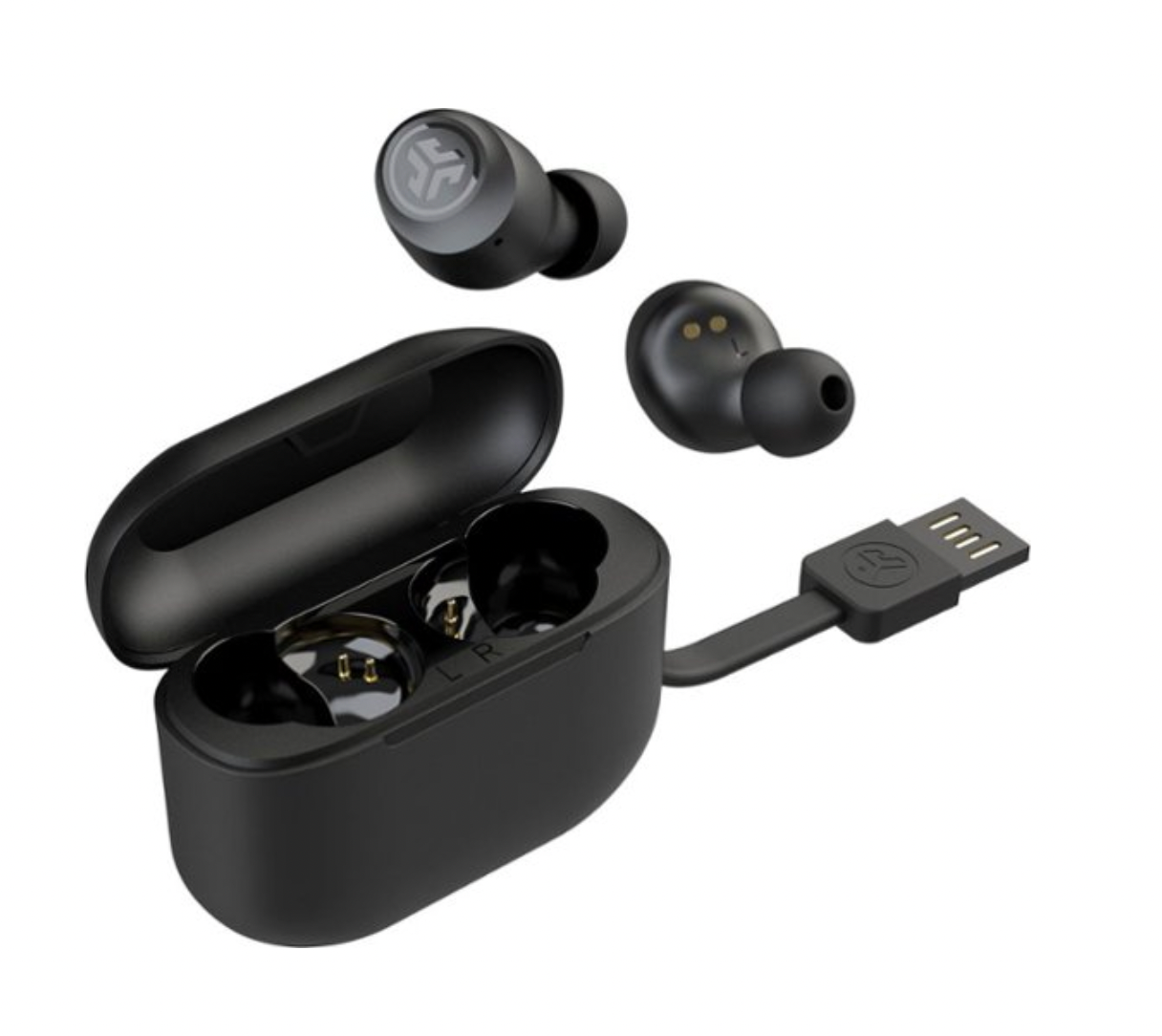 JLab - GO Air POP True Wireless In-Ear Headphones - Black