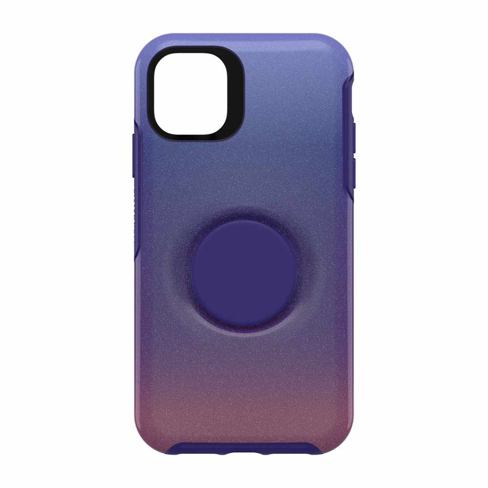 Otterbox - Otter + Pop Symmetry Case with Swappable PopTop Violet Dusk for iPhone