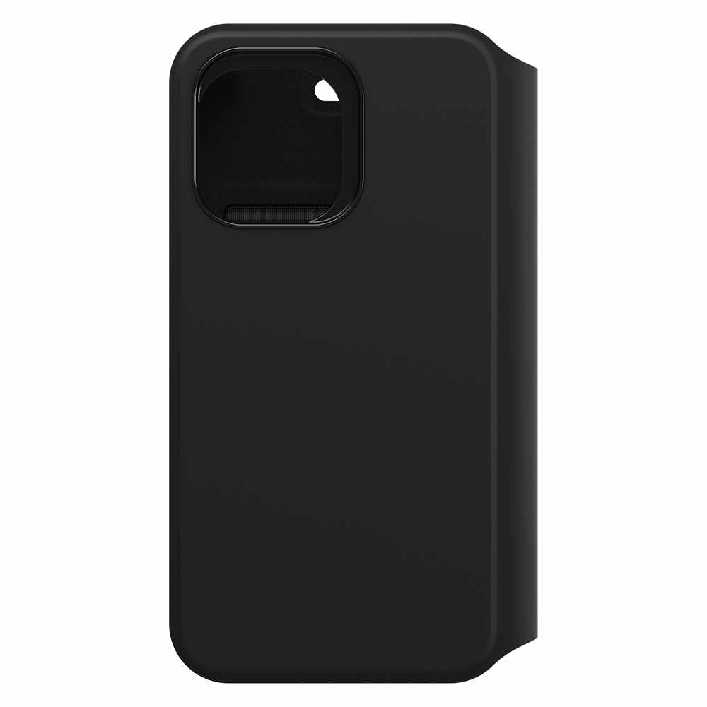 Otterbox - Strada Via PU Leather Folio Black for iPhone
