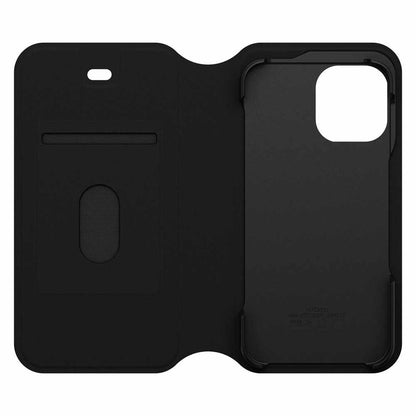 Otterbox - Strada Via PU Leather Folio Black for iPhone