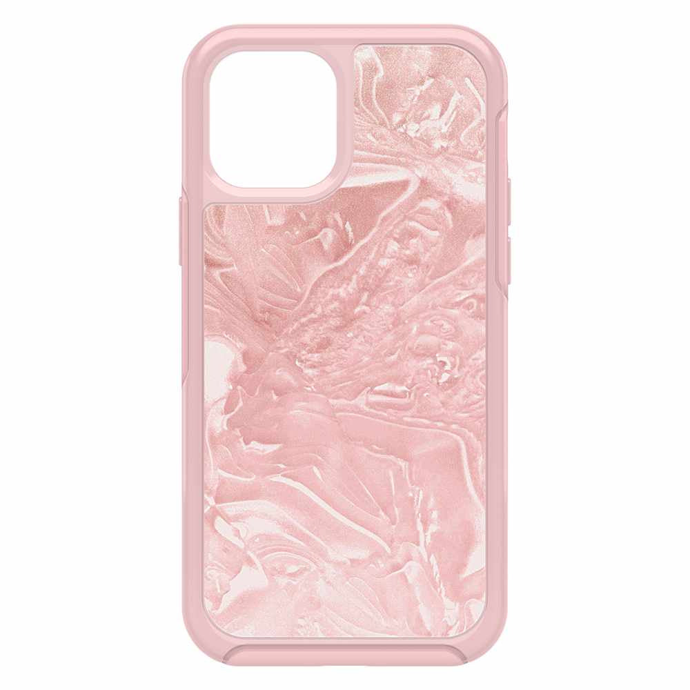 Otterbox - Symmetry Clear Protective Case Pink Interference/Shell-Shocked for iPhone