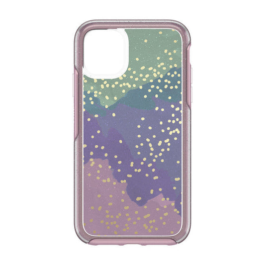 Otterbox - Symmetry Clear Protective Case Wish Way Now? (Silver Flake/Pink Matter) for iPhone