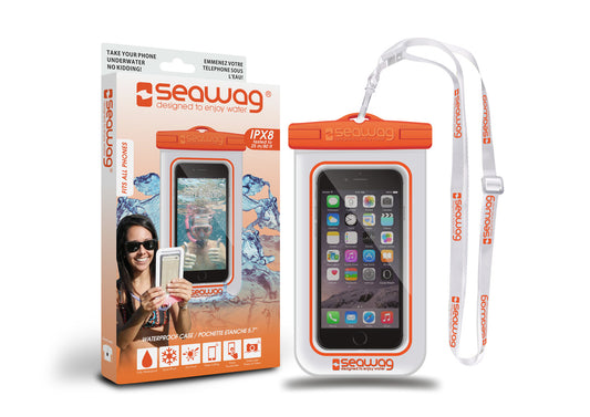 Seawag - Universal Waterproof Case White/Orange