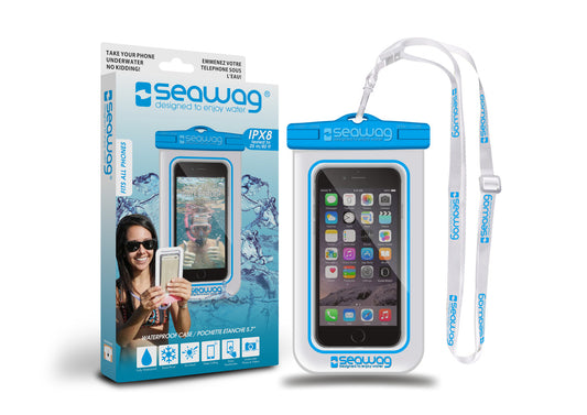 Seawag Waterproof Case For Smartphone White/Blue