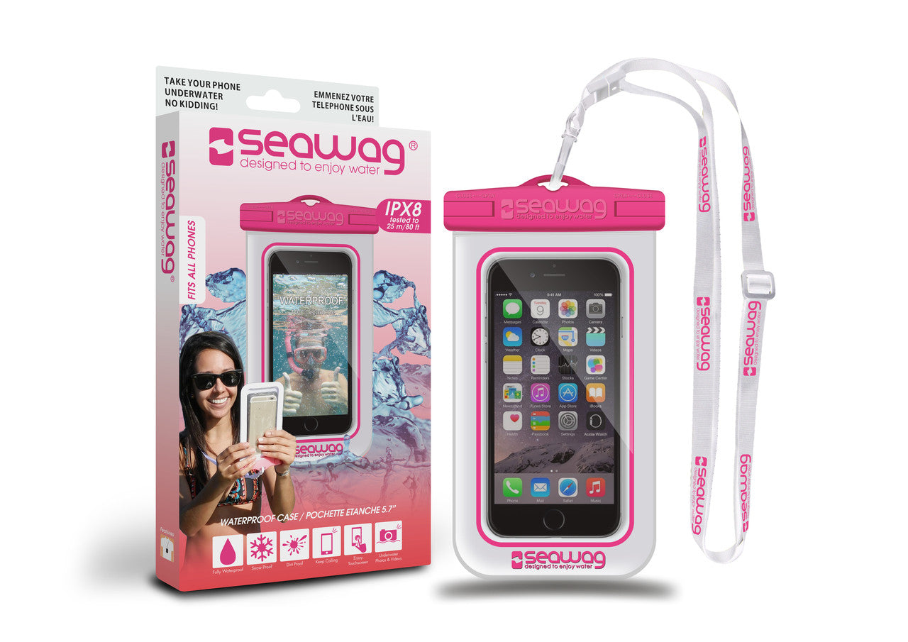 Seawag - Universal Waterproof Case White/Pink