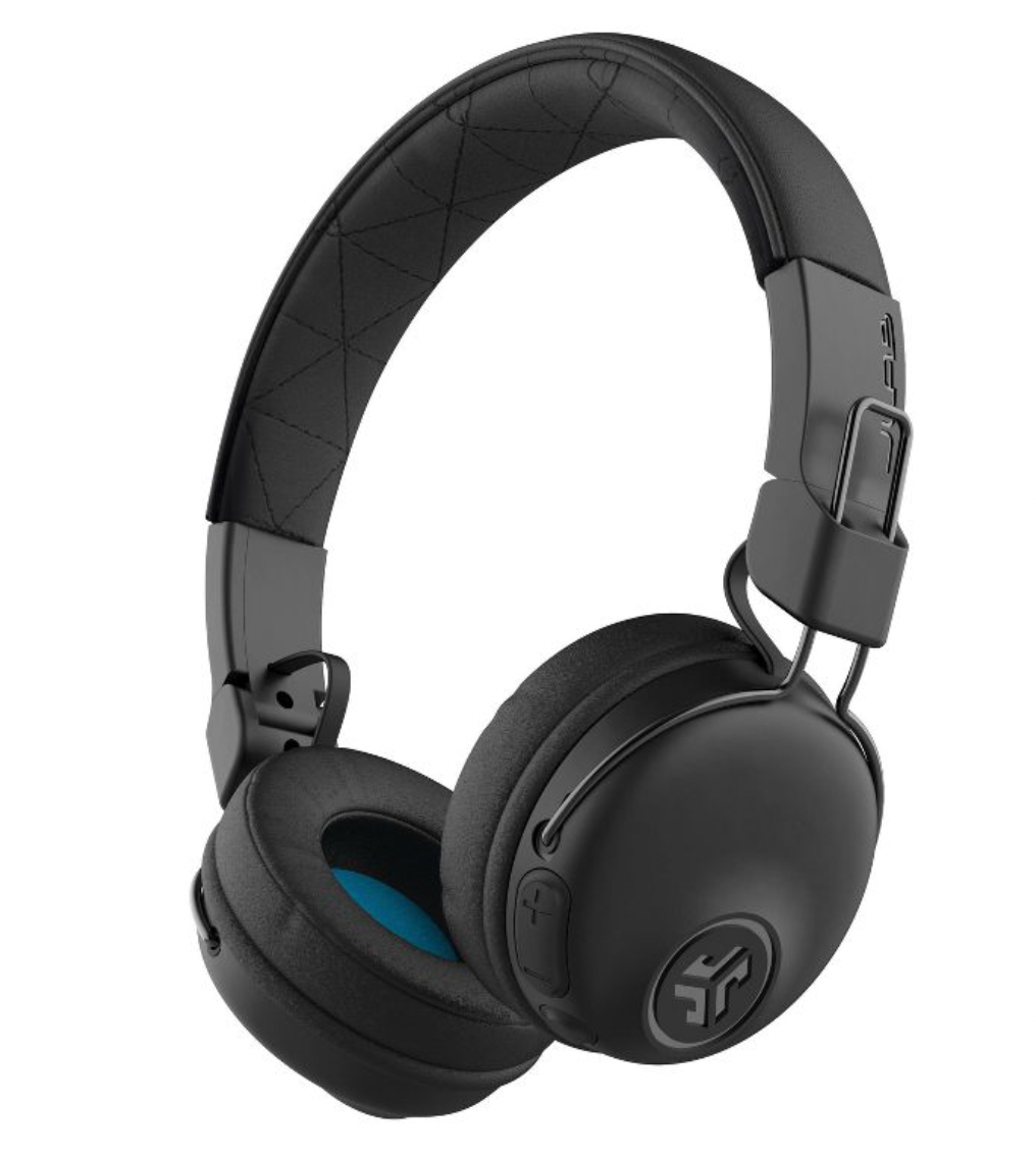 JLab Studio Bluetooth Wireless On-Ear Headphones - Black