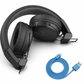 JLab Studio Bluetooth Wireless On-Ear Headphones - Black