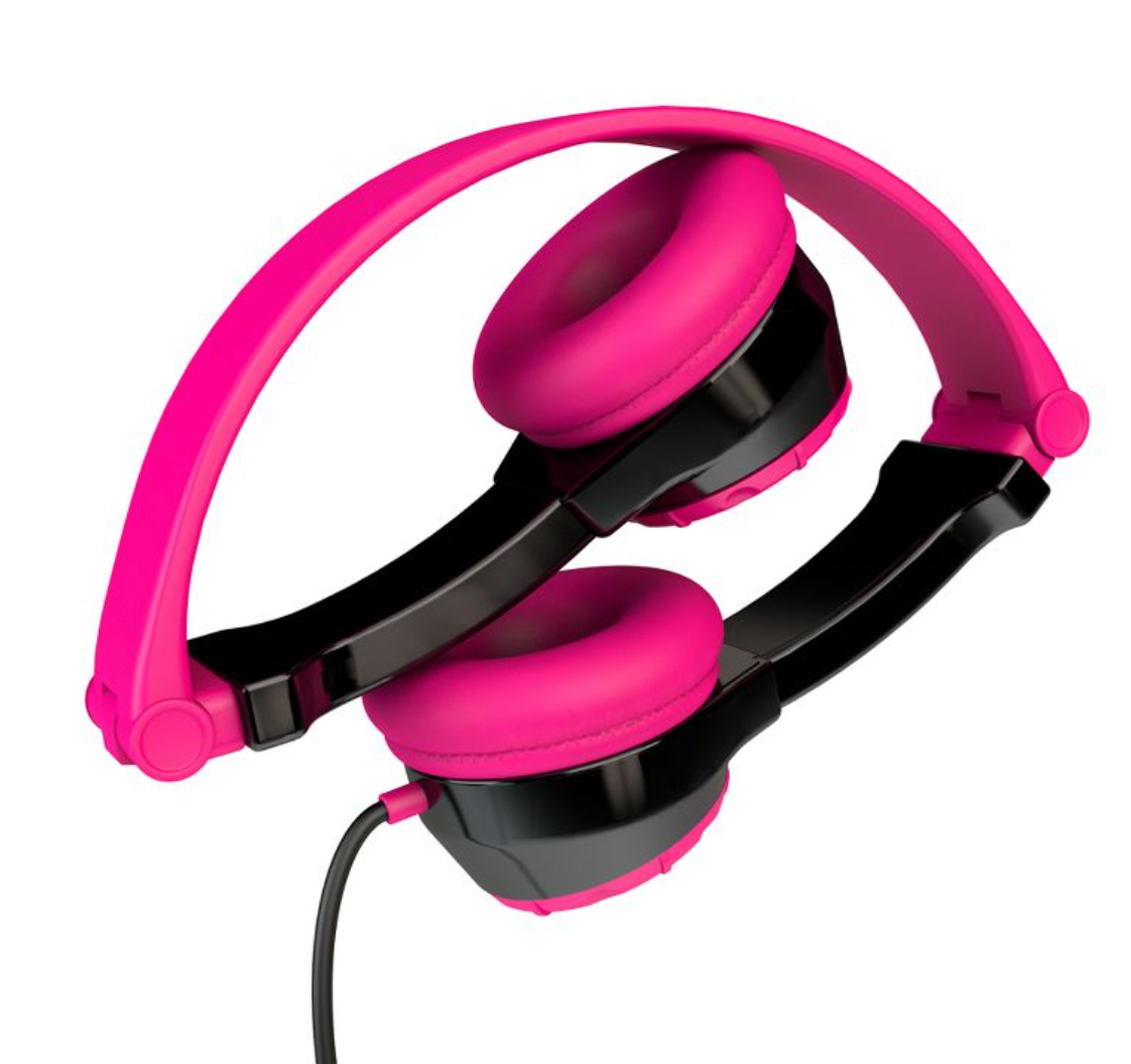 JLab JBuddies Folding Kids Headphones - Pink