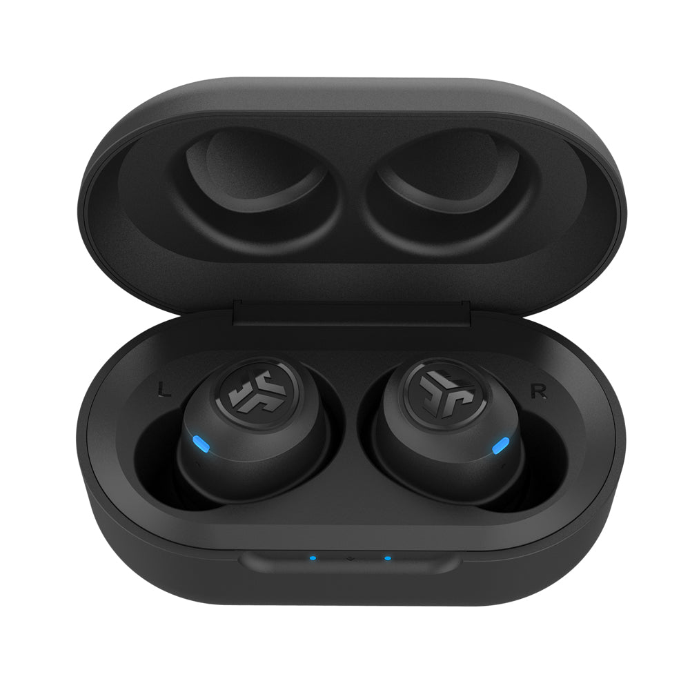 JLab Audio - JBuds Air True Wireless Headsets + Charging Case Black